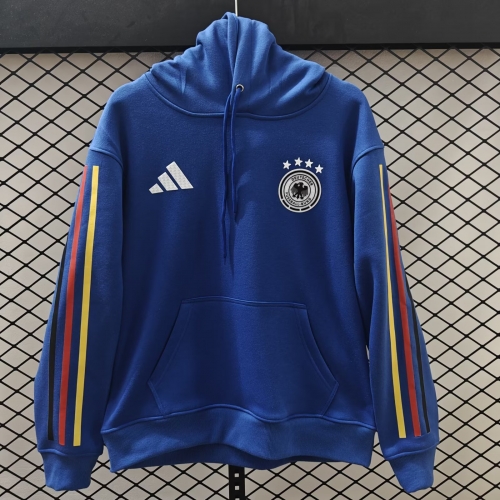 2026/27 Germany CaiBlue Thailand Soccer Tracksuit Top With Hat-308