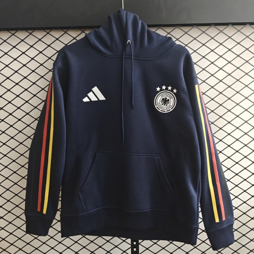 2026/27 Germany Royal Blue Thailand Soccer Tracksuit Top With Hat-308