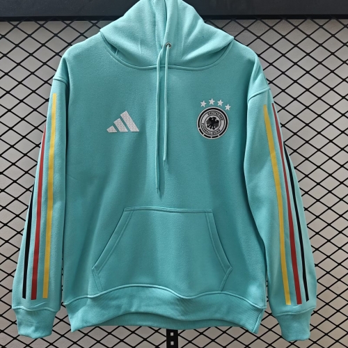 2026/27 Germany Green Thailand Soccer Tracksuit Top With Hat-308