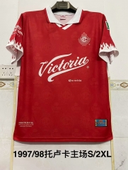 97/98 Retro Version Toluca FC Home Red Thailand Soccer Jersey AAA-2041