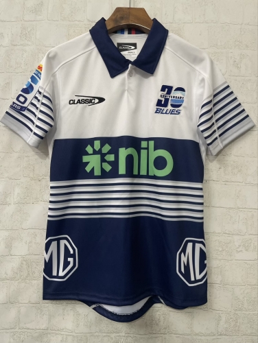 2026 Blues Home Blue & White Thailand Rugby Shirts-805