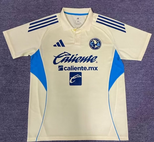 2026/27 Club América Yellow Thailand Soccer Polo Shirts-912