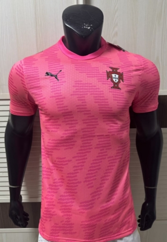 Player Special Version 2026/27 Portugal Pink Red Thailand Soccer Jersey AAA-308