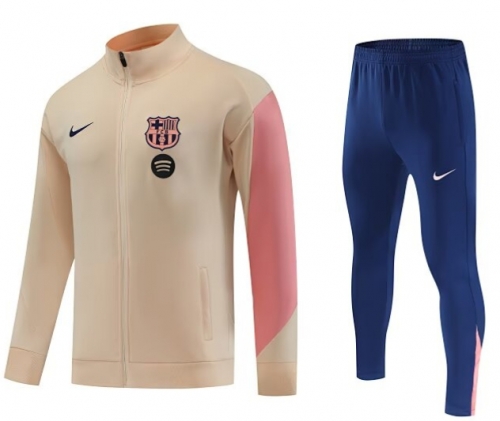 Kids 2025/26 Barcelona Rice Yellow Kids/Youth Jacket Unifom-GDP