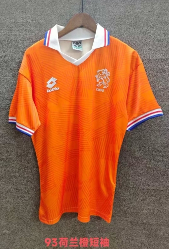 1993 Retro Version Netherlands Orange Thailand Soccer Jersey AAA-709