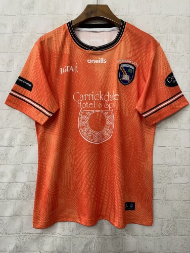 2026 GAA Season Orange Red Thailand Rugby Shirts-805