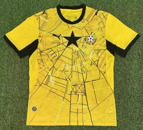 2026/27 Ghana Yellow Thailand Soccer Jersey AAA-416
