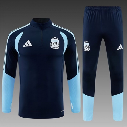 2026/27 Argentina Cyan Thailand Soccer Tracksuit Uniform-LH/815/801