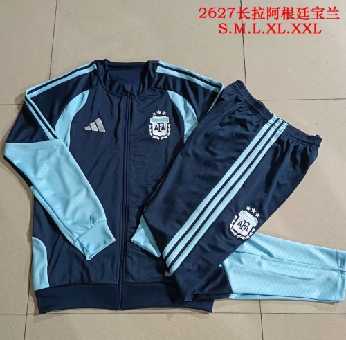2026/27 Argentina Royal Blue Soccer Jacket Uniform-815