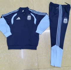 2025/26 Argentina Royal Blue Soccer Jacket Uniform-411