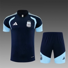 2026/27 Argentina Royal Blue Shorts-Sleeve Thailand Soccer Tracksuit Uniform-815/801/LH