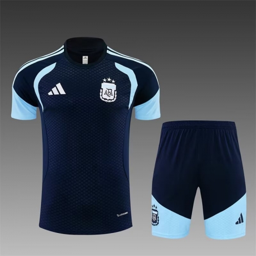 2026/27 Argentina Royal Blue Shorts-Sleeve Thailand Soccer Tracksuit Uniform-815/801/LH