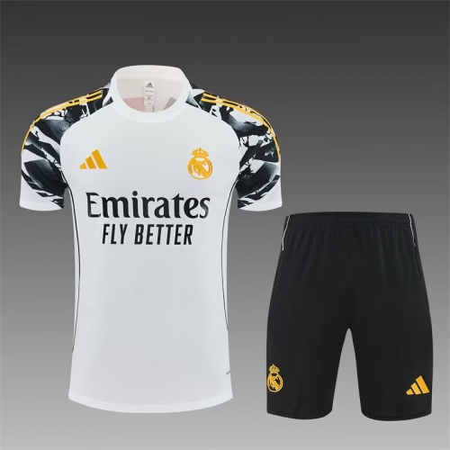 2025/26 Rea Madrid White Soccer Tracksuit Uniform-815/801