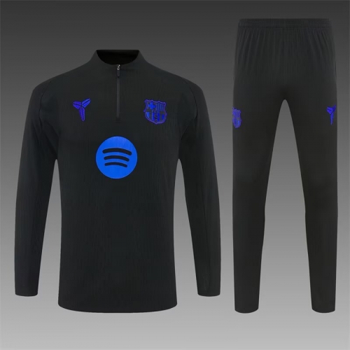 2025/26 Jointed Version Barcelona Black Thailand Soccer Uniform-801
