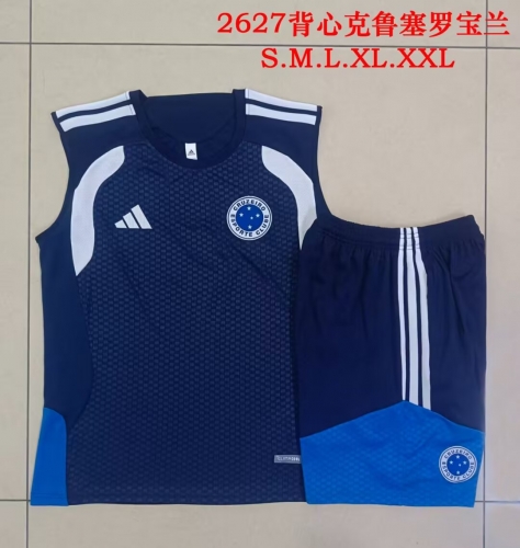 2026/27 Cruzeiro EC Royal Blue Tracksuit Vest Set-815