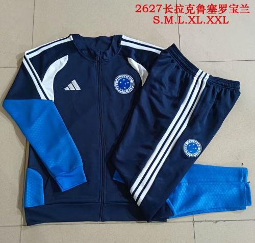 2026/27 Cruzeiro EC Royal Blue Thailand Jacket Unifrom-815