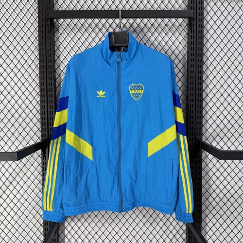 2026/27 BOCA Juniors Blue Windbreaker Hoodies Top-47