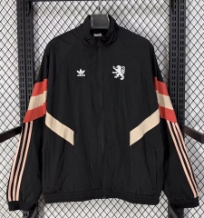 2026/27 Manchester United Black Windbreaker Hoodies-47