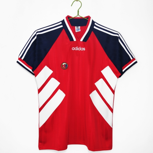 94/95 Retro Version Norway Home Red Thailand Soccer Jersey-710