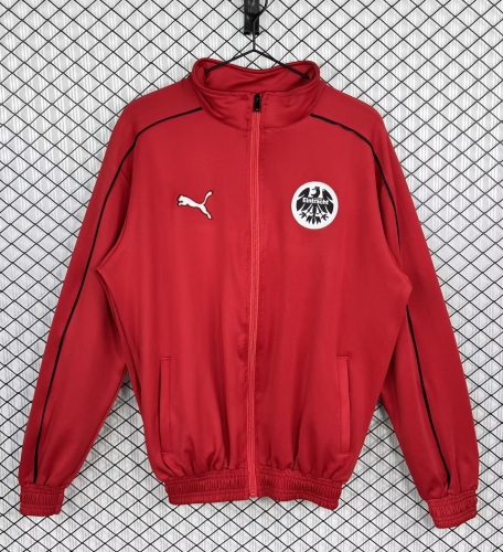 98/99 Retro Version Frankfurt Red Windbreaker Hoodies Top-503