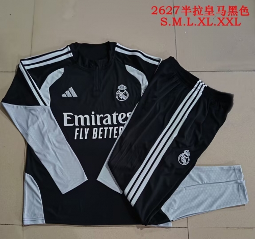 2026/27 Rea Madrid Black Tracksuit Uniform-815