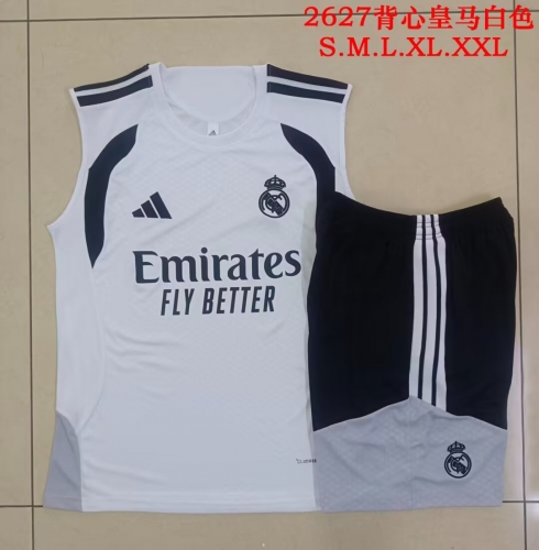 2026/27 Rea Madrid White Thailand Soccer Vest Suit-815