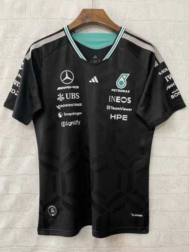 2026 Mercedes Benz Black Formula One Racing Shirts-805