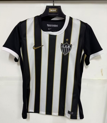 2026/27 Atlético Mineiro Home Black & White Female Soccer Jersey AAA-1116