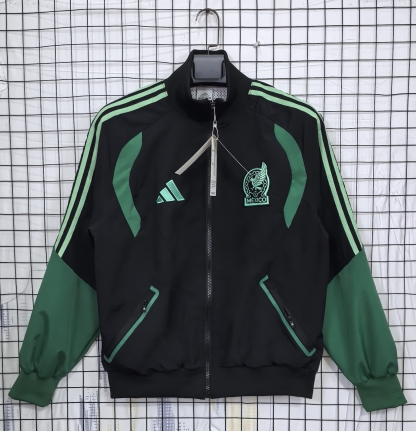2026/27 Mexico Black Windbreaker Hoodies Top-C1