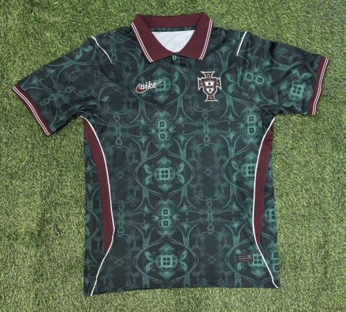 2026/27 Jointed Version Portugal Black & Green Thailand Soccer Jersey AAA-416/07