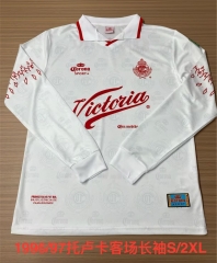 96/97 Retro Version Toluca FC Away White LS Thailand Soccer Jersey AAA-2041