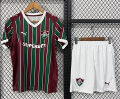Kids 2026/27 Fluminense FC Home Red & Green Kids/Youth Soccer Uniform-812/530/507