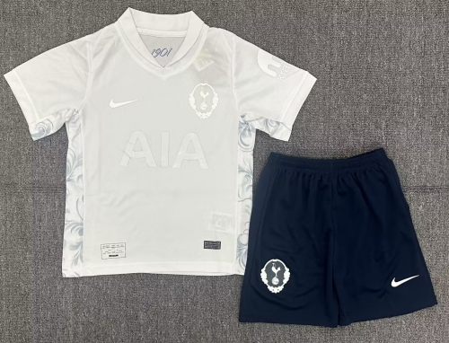 Kids 2026/27 Commemorative Version Tottenham Hotspur White Kids/Youth Soccer Uniform-A