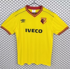 82/85 Retro Version Watford Home Yellow Thailand Soccer Jersey AAA-503