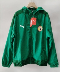 2 Star 2026/27 Senegal Green Windbreaker Hoodies Top With Hat-XH