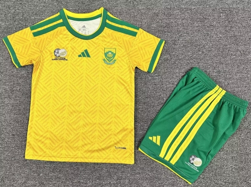 Kids 2026/27 South Africa Home Yellow Kids/Youth Soccer Uniform-1040
