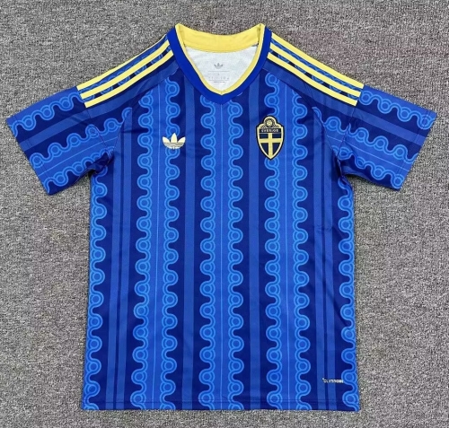 2026/27 Sweden Away Blue Thailand Soccer Jersey AAA-40/416/705