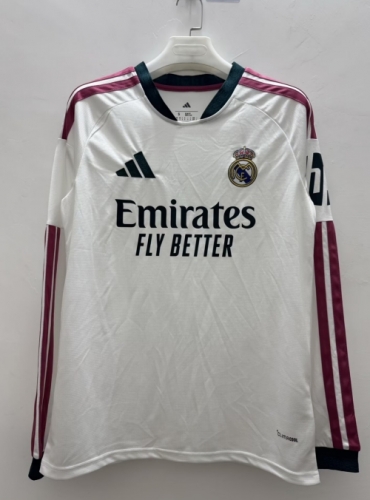 2026/27 Real Madrid Home White LS Thailand Soccer Jersey AAA-2146/410