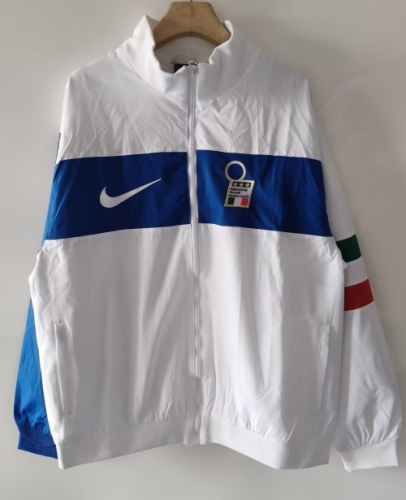 96 Retro Version Italy White Windbreaker Hoodies Top-XH