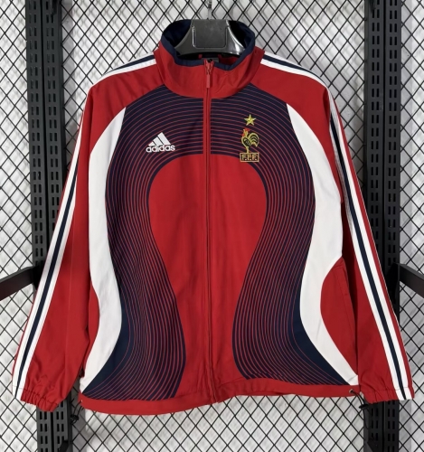 2026/27 France Red Windbreaker Hoodies Top-47
