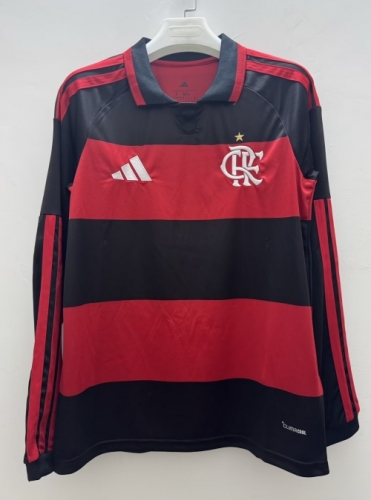 2026/27 CR Flamengo Home Red & Black LS Thailand Soccer Jersey AAA-410