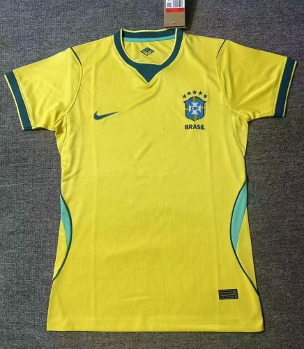 2026/27 Brazil Home Yellow Female Thailand Soccer Jersey AAA-JJ/47/510