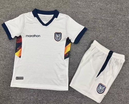 Kids 2026/27 Ecuador 2nd Away White Kids/Youth Soccer Uniform-1040/208