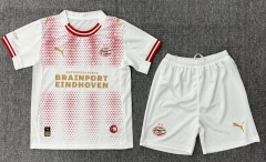 Kids 2026/27 PSV Eindhoven 3nd Away Red & White Kids/Youth Soccer Uniform-522/208