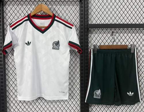 Kids 2026/27 Mexico Away White Kids/Youth Soccer Uniform-522/530/123