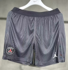 Player Verion 2025/26 Paris SG 4nd Away Black Soccer Shorts-703