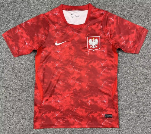 2026/27 Poland Away Red Thailand Soccer Jersey AAA-1040