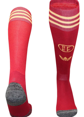 2026/27 Spain Home Red Youth/Kids Thailand Soccer Socks