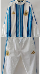 2026/27 Argentina White Soccer Windbreaker Uniform-XH