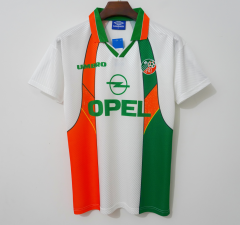 1994/96 Retro Version Ireland Away White Thailand Soccer Jersey AAA-709/66/710
